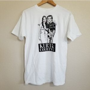 NWOT Kurt Courtney Novelty Graphic T Shirt Size Medium